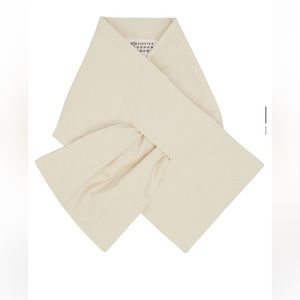 Maison Margiela off-white cotton scarf
